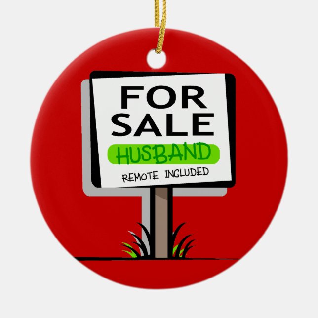 Amusant Mari Noël Ornement (Devant)