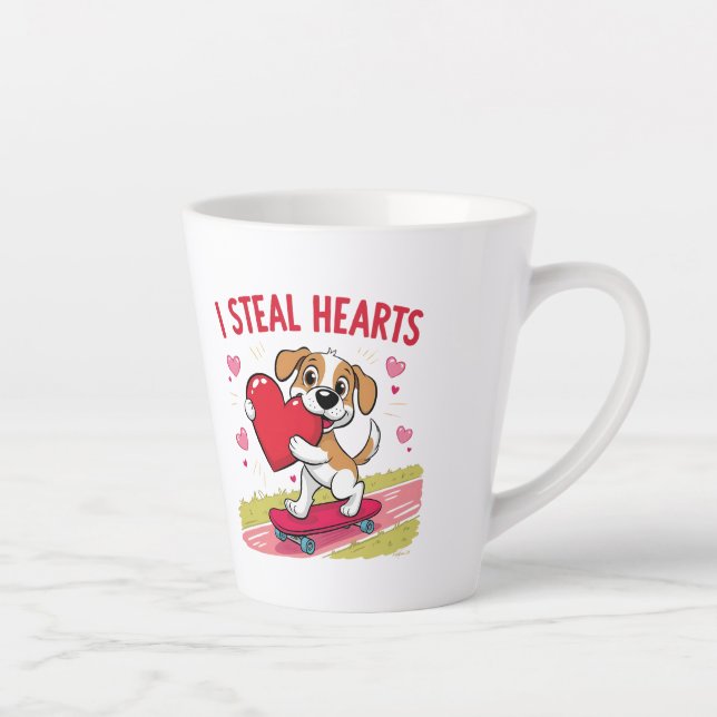 Amusant & moderne Valentine's Day Mugs pour lui &  (Droite)