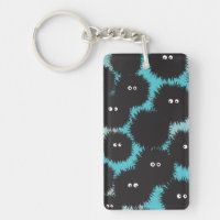 Amusant monstres noirs moelleux