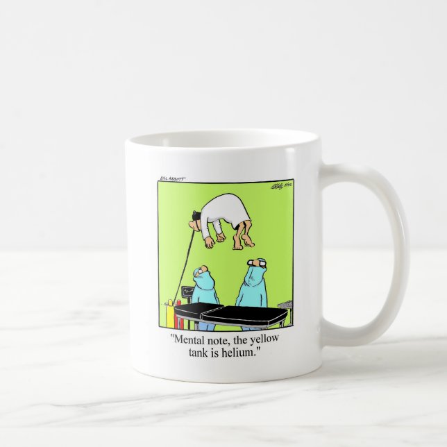 Amusant Obtenir Bien Humour Café Mug (Droite)