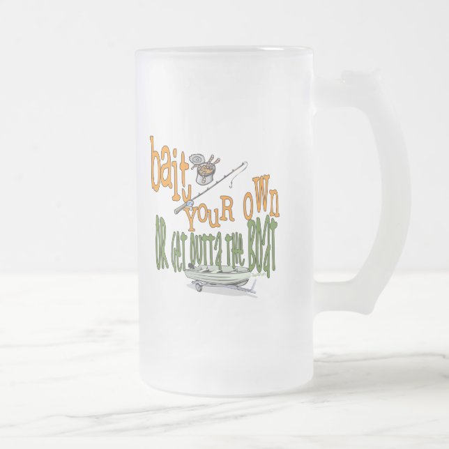 Amusant Pêche Mug Pêche Humour appât de pêche (Droit)