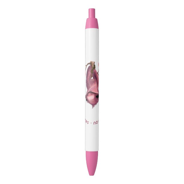 Amusant Romantique Stylo sourire (devant Vertical)