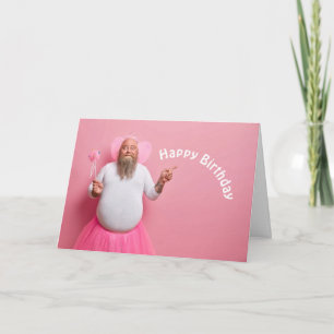 Amusant Souhait magique Bonne Carte de voeux Anniv