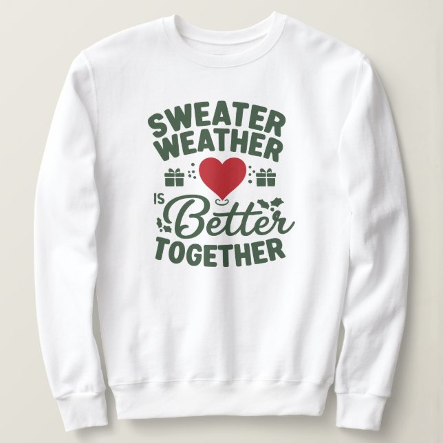 Amusant Sweatshirt de Noël pour adultes (Design devant)