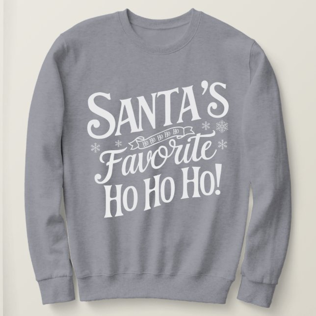 Amusant Sweatshirt de Noël pour adultes (Design devant)