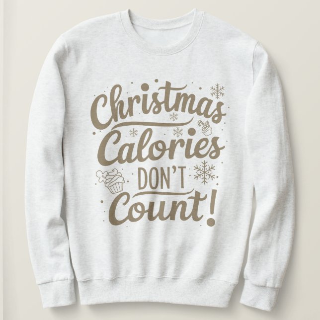 Amusant Sweatshirt de Noël pour adultes (Design devant)