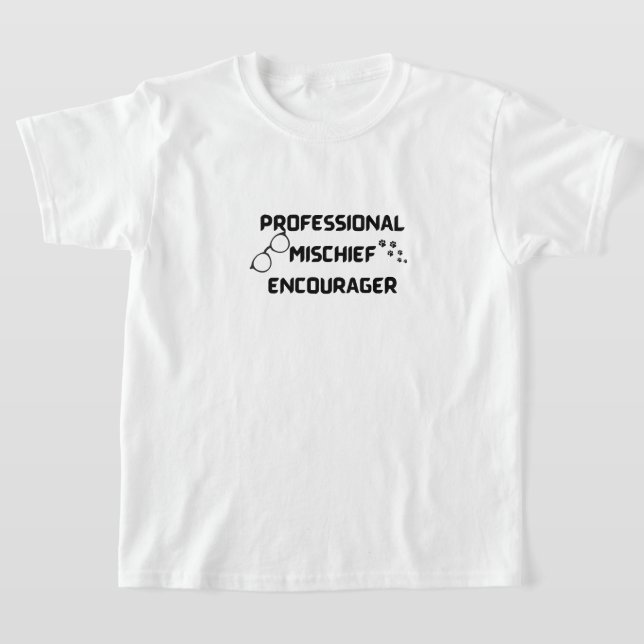 Amusant T-shirt Enfants en Mischief (Poser)