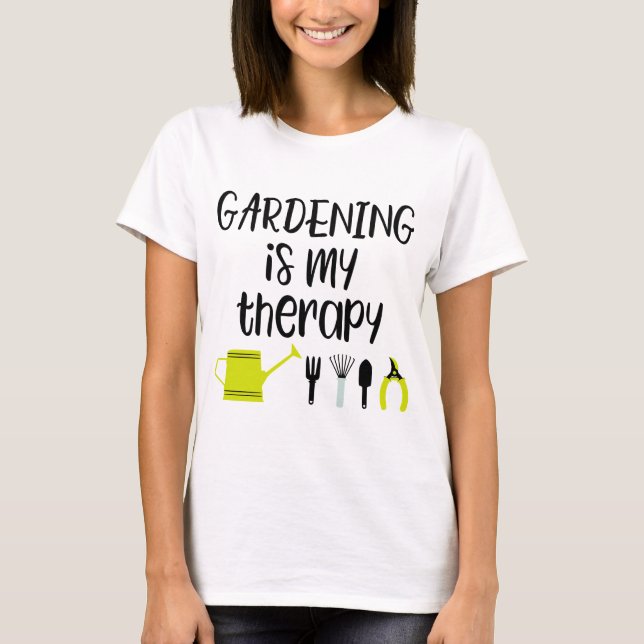 Amusant T-shirt Lover Gardening (Devant)