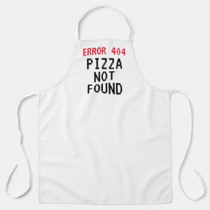 Amusant tablier BBQ Erreur 404 mème Pizza introuva
