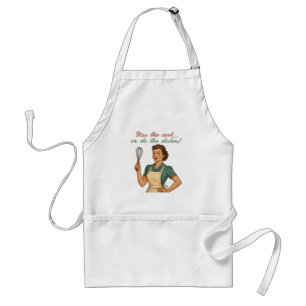 Amusant tablier Vintage pour femmes - Humour cuisi