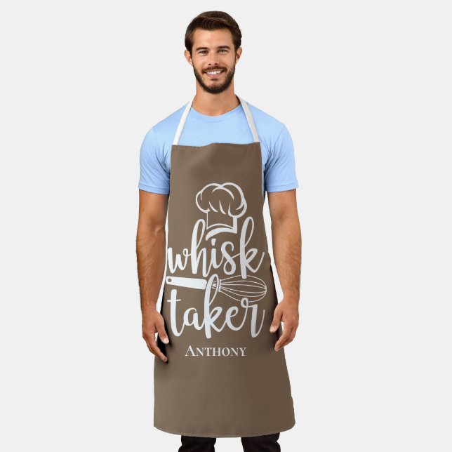 Amusant tablier Whisk Taker (Porté)