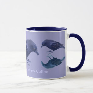 Amusant Ventilateurs Corvidae Raven Design Mug