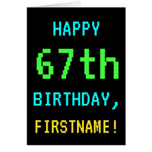 Amusant Vintage/Retro jeu vidéo Look 67e anniversa