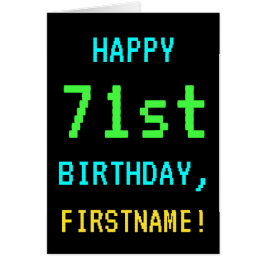 Amusant Vintage/Retro Jeu vidéo Look 71e anniversa