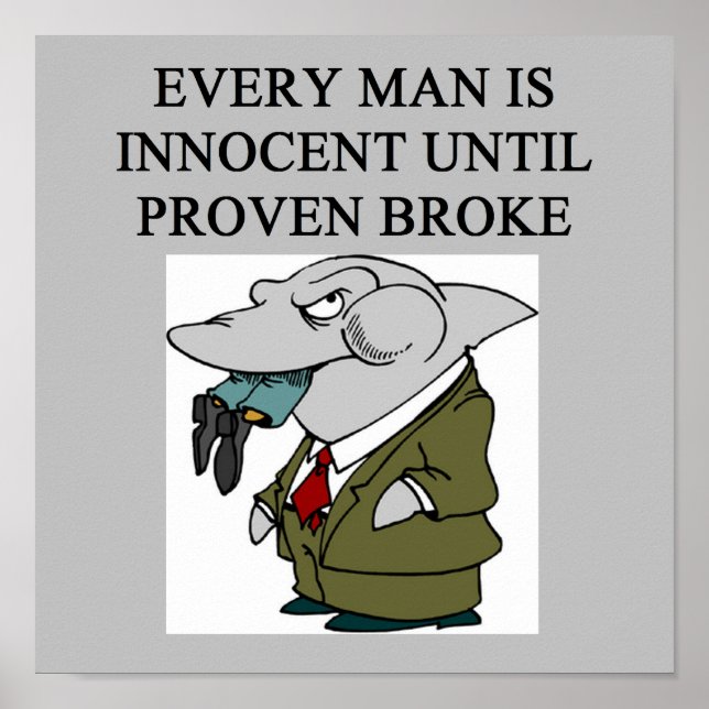 amüsante Anwälte/Rechtsanwälte Poster (Vorne)