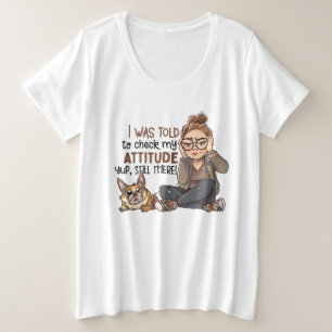 Amusante attitude de contrôle mot art