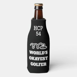 Amusante bouteille de bière de golf glacière avec 