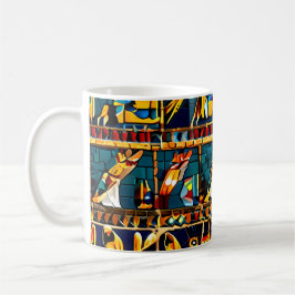 Amusante Egypte Hiéroglyphes Jeux de Mug Café
