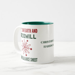 Amusante Fanance Christmas Mug