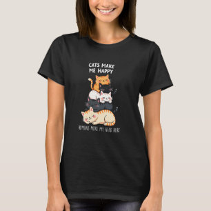 Amüsante Katze - Kopfschmerzen der Menschen Spiele T-Shirt