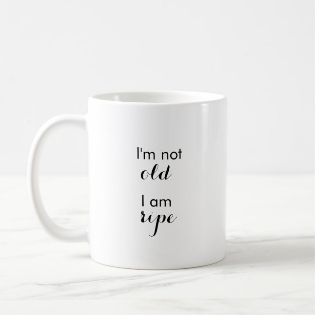 Amusante Mug de la vieillesse (Gauche)