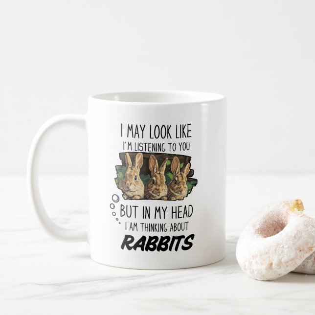 Amusante Mug de lapins (Avec donut)