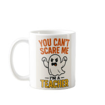 Amusante Mug de professeur d'Halloween avec fantôm