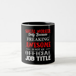Amusante Mug de travailleur social