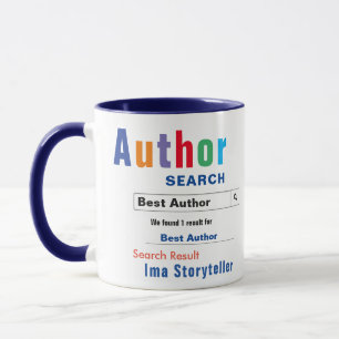 Amusante Mug du meilleur auteur personnalisé