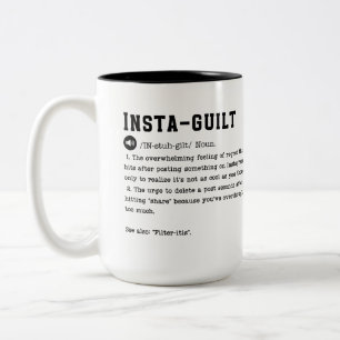 Amusante Mug Insta-guilt - Le Regret Après Poster