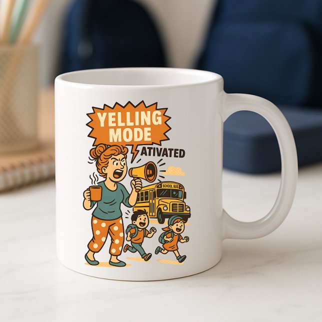 Amusante Mug Parent ; Amusants Parents Matin Schoo (Créateur téléchargé)