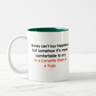Amusante Mug personnalisable : L'argent ne peut pa