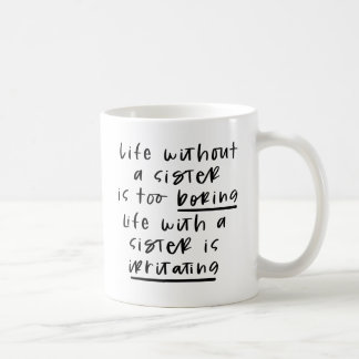 Amusante mug soeur | Funny Anniversaire cadeau pou
