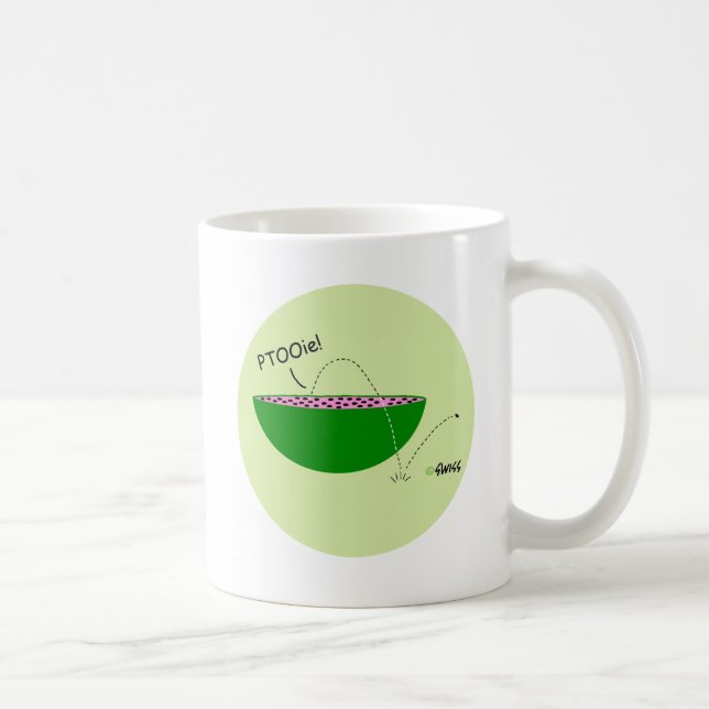 Amusante pastèque Lover Cartoon Mug (Droite)