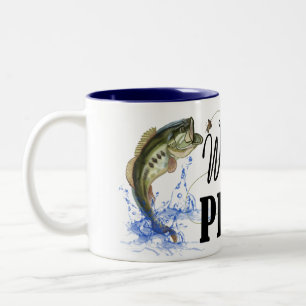 Amusante Pêcheuse femmes à deux tons café Mug