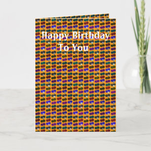 Amusante Pelouse Bowls Pop Art, carte d'anniversai