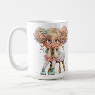 Amusante petite fille mug