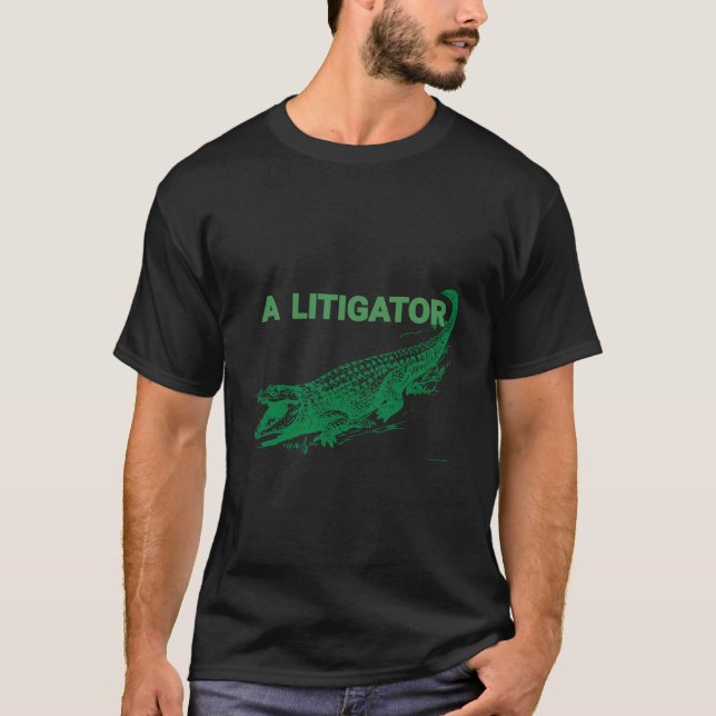 Amusante Salle D'Audience Un Litigateur T-Shirt Li (Devant)