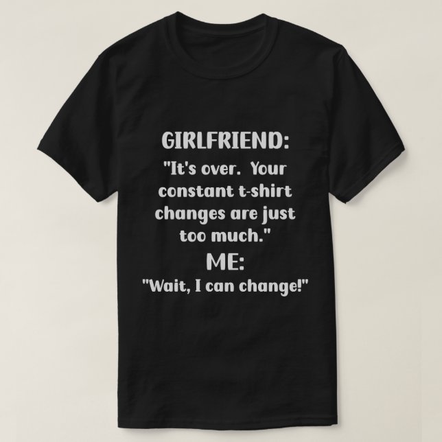 Amusante T-Shirt Plaisanterie (Design devant)
