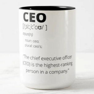 Amusante tasse cadeau PDG pour hommes et femmes