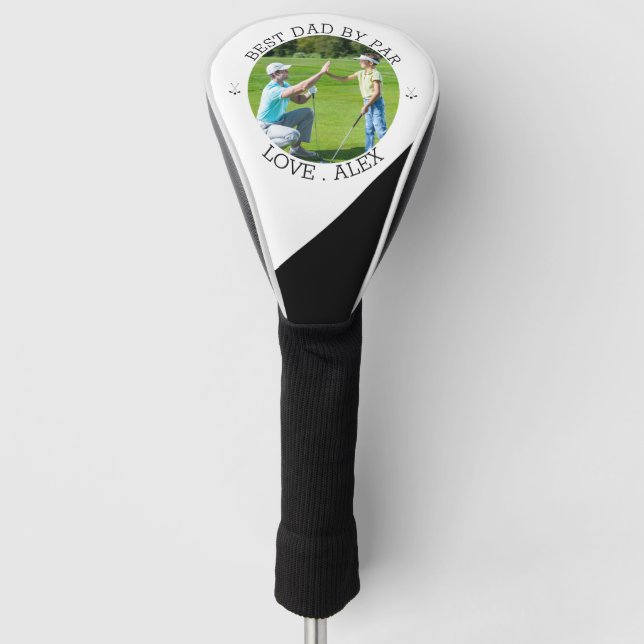 amüsanter bester Papa par Custom Foto Golf Head Co Headcover (Vorderseite)