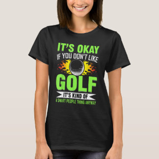 amüsanter Golfspieler für Männer Papa Väter Frau T-Shirt