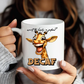 Amüsanter Lustiger Giraffen-Kaffeebecher Humor Tasse