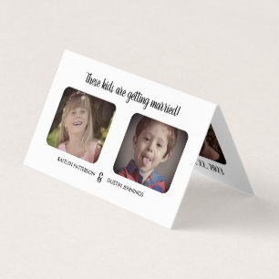 Amusants "Ces Enfants" Photo Enregistrer La Carte 