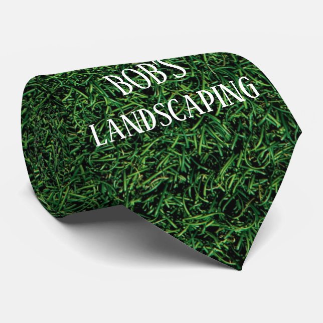 Amusants Green Grass Landscaping Cravate d'affaire (Roulé)