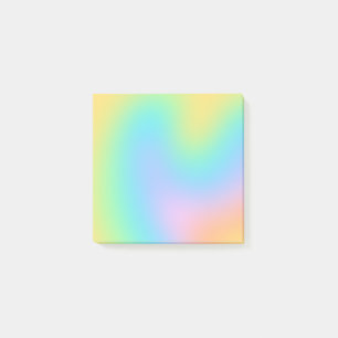 Amusants Pastel Rainbow Gradient Post-it Notes