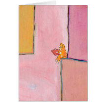 Amusement de lecture d'art de chat - la confiture