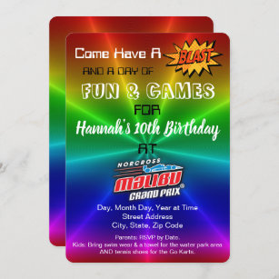 Invitations Faire Part Cartes Anniversaire Tennis Zazzle Ch