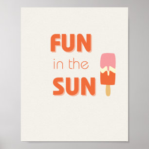 amusez-vous au soleil Poster & Imprimés