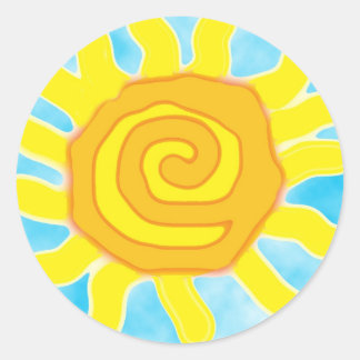 Amusez-vous dans les stickers Sun